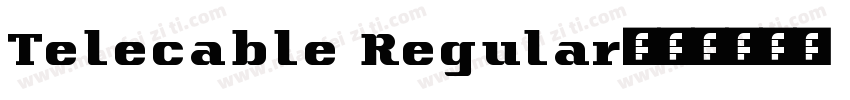 Telecable Regular字体转换